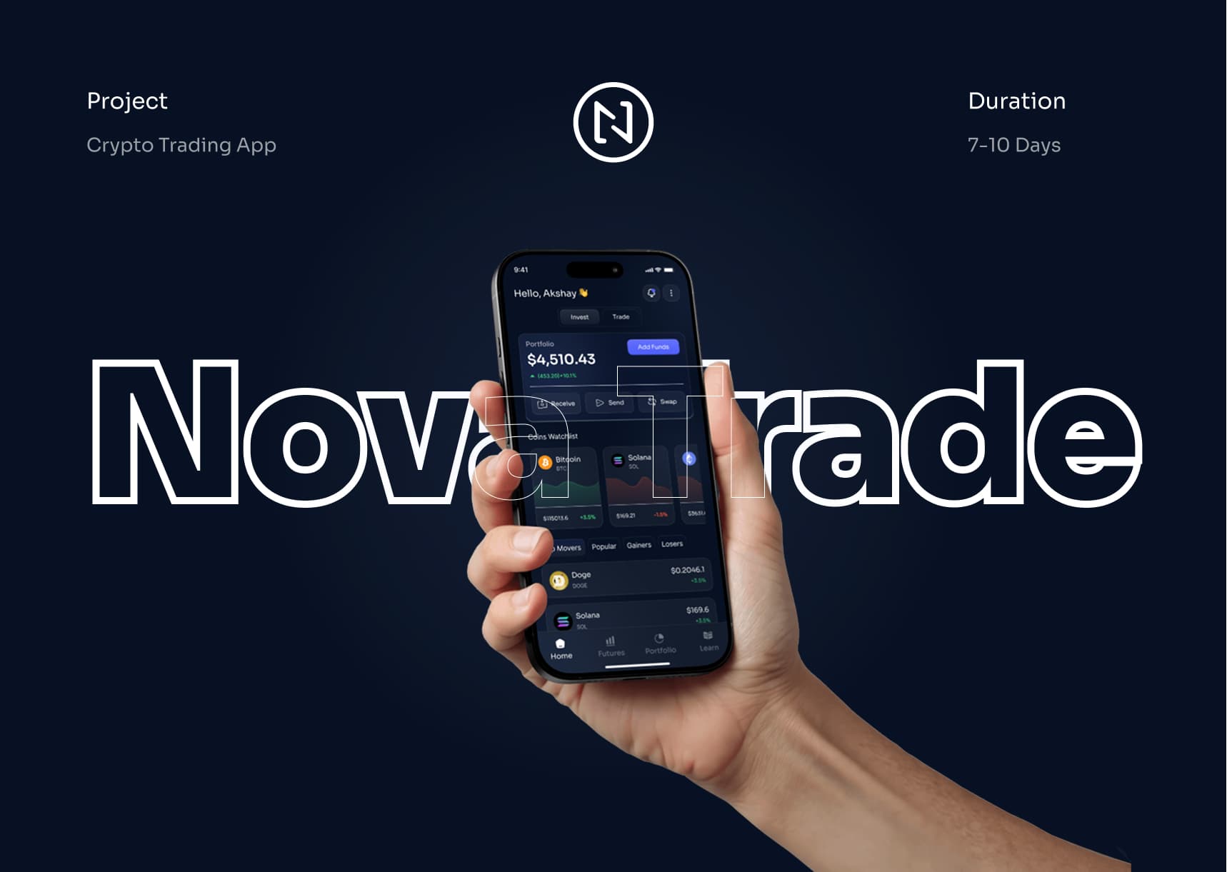 Nova Trade — Crypto Trading Platform