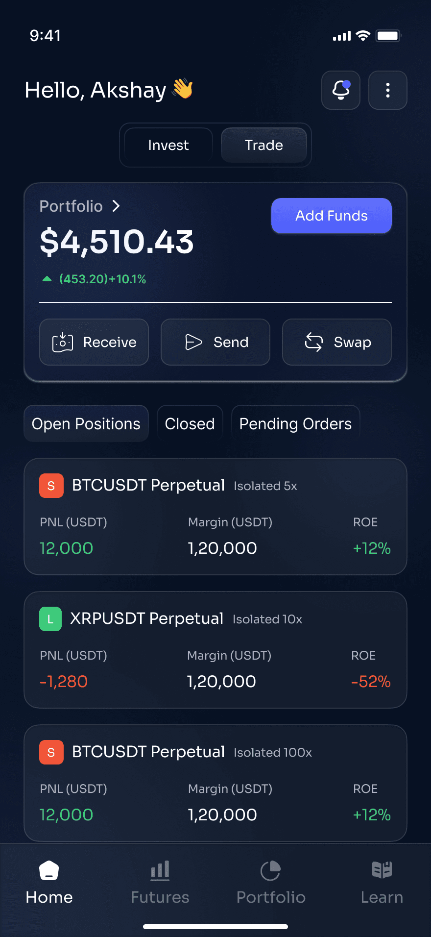 Trade Dashboard