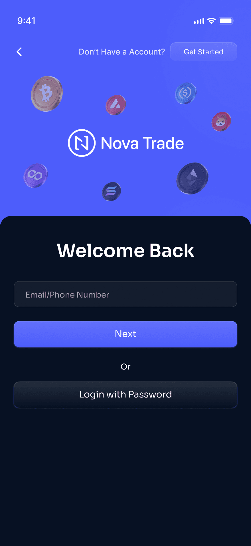 Login Screen